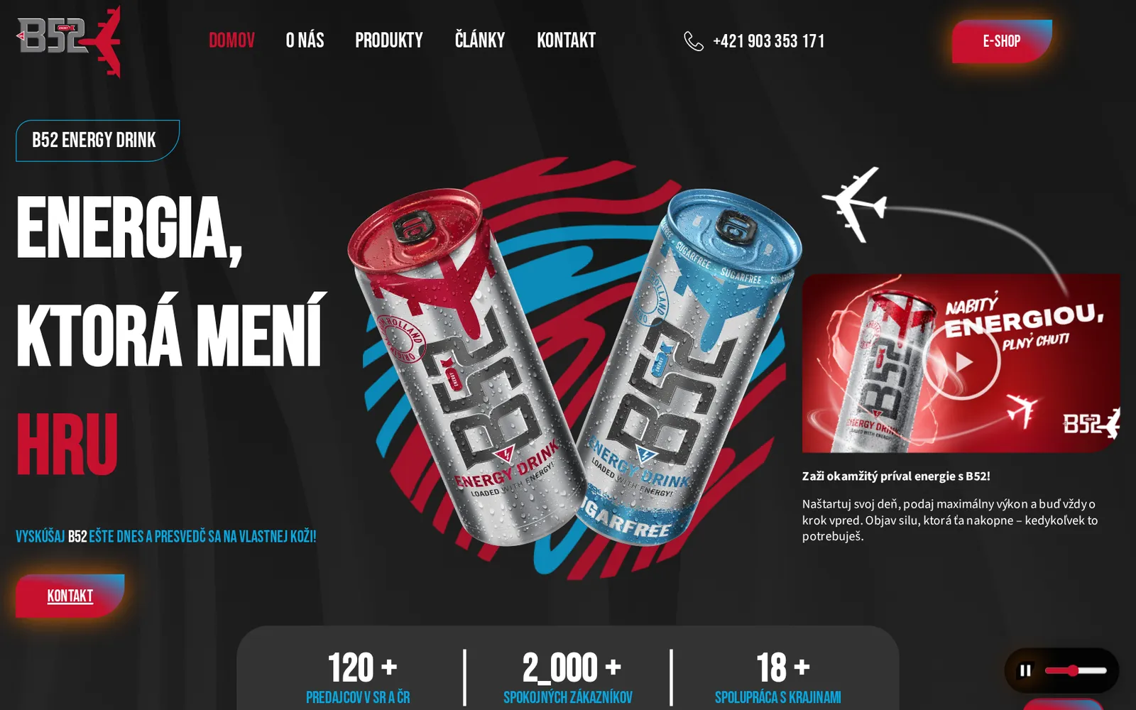 B52 Energy Drink — b52energydrink.sk