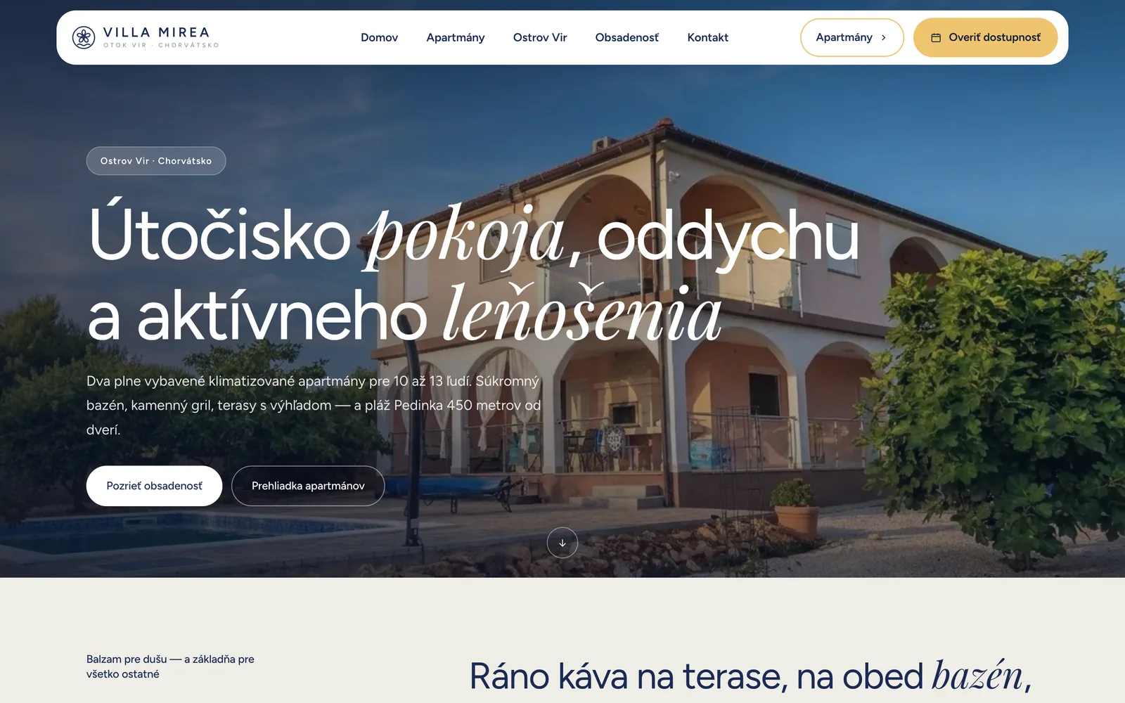 Villa Mirea — villamirea.sk