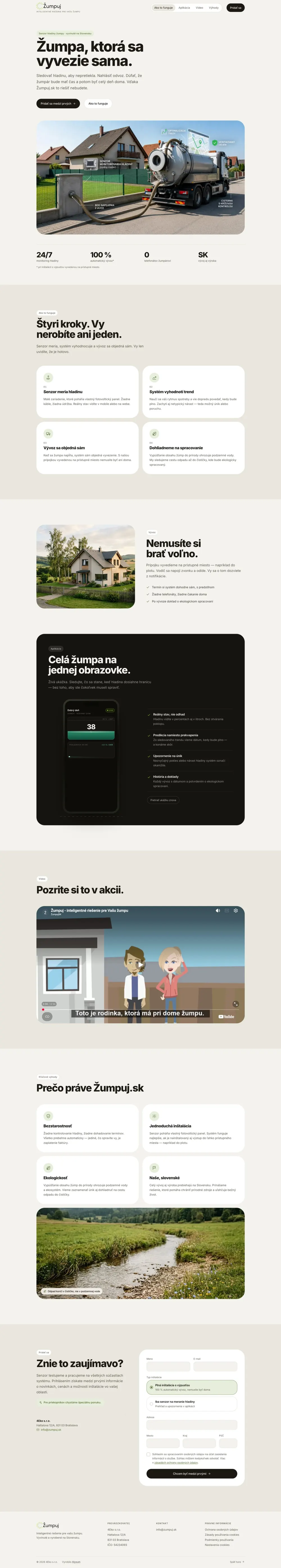Žumpuj.sk — Celá stránka