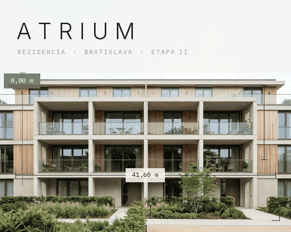 ATRIUM — rezidencia Bratislava, etapa II