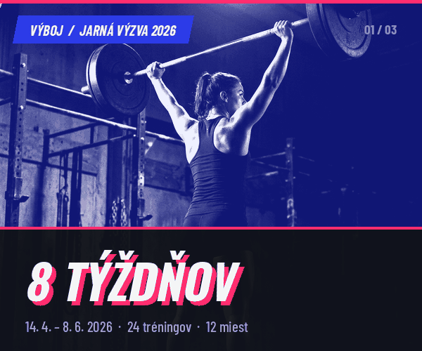 VÝBOJ — jarná výzva 2026, 8 týždňov, 24 tréningov